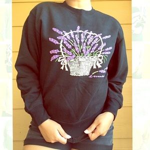 Lavender sweatshirt